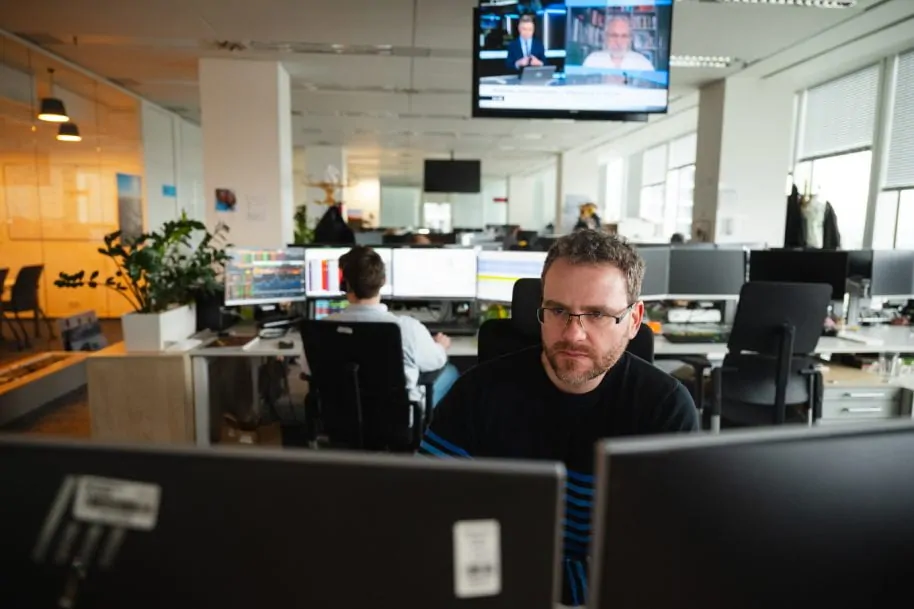 Obchodování na trzích - dekorativní obrázek